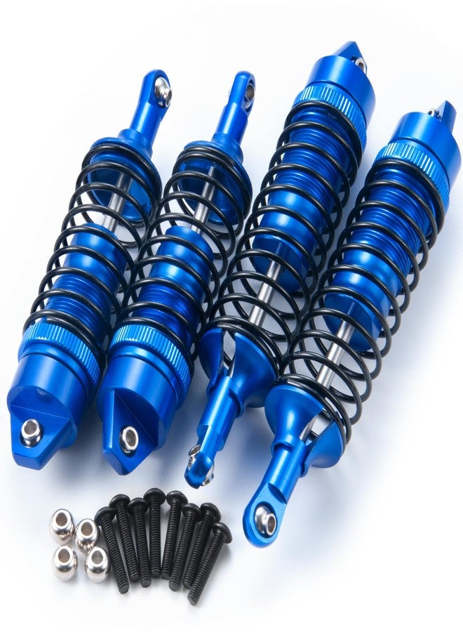 WEFEINO 4PCS Metal Front & Rear RC Shocks Upgrade Parts for Tra-xxas 1/10 Slash 2WD Rustler 4X4 Stampede Hoss RC Car - Image 5